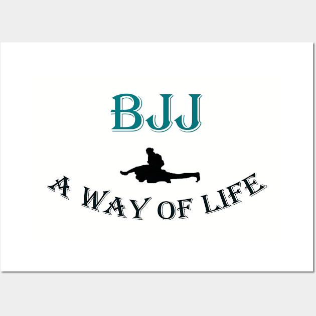 BJJ a way of life Wall Art by OnuM2018